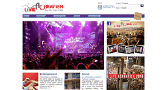 Desktop Screenshot of liveachrafieh.com