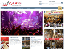Tablet Screenshot of liveachrafieh.com